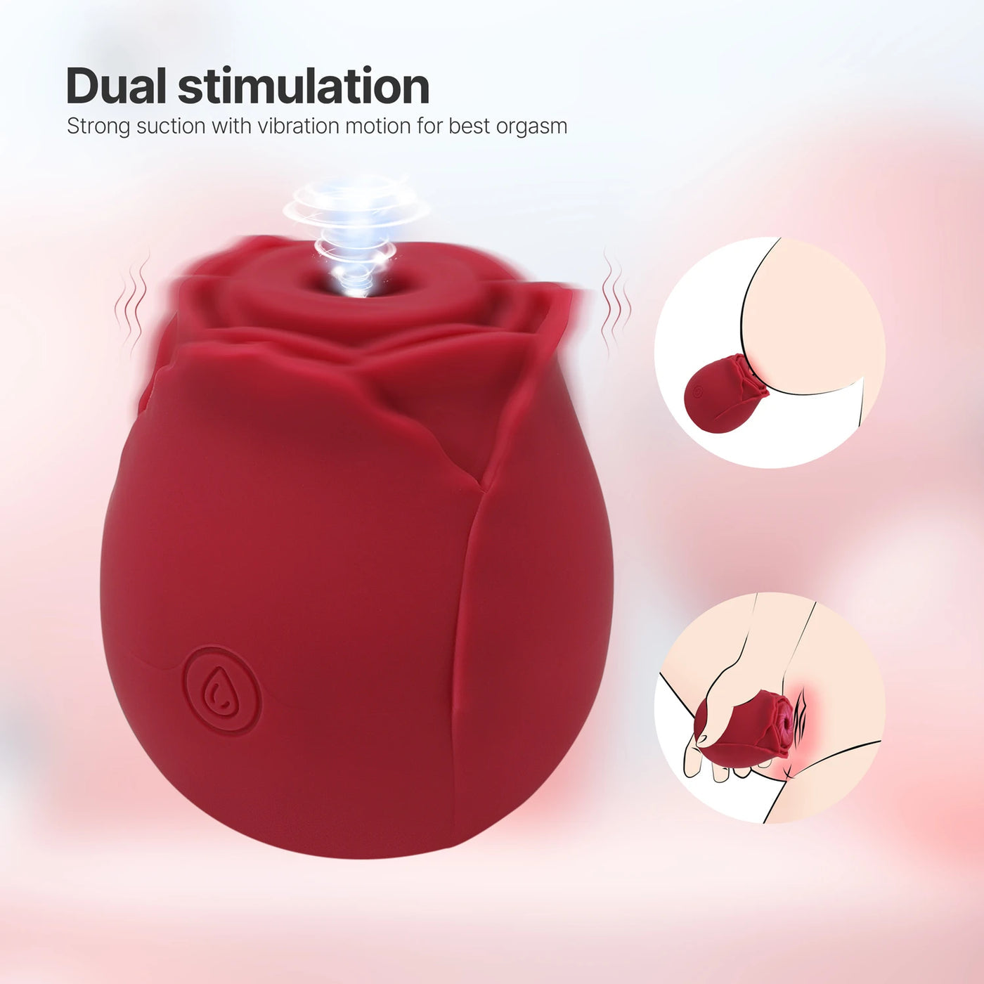 Original Rose Sucking Vibrator for Women Rose Wet Original Rose Sucking Vibrator for Women Rose Wet