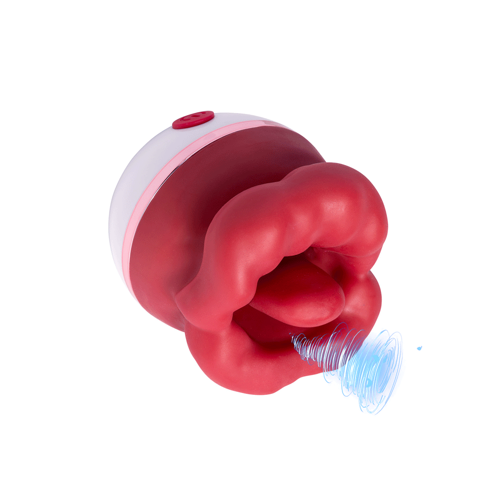Clictorial Sucking Tongue Vibrator Rose Wet Clictorial Sucking Tongue Vibrator Rose Wet