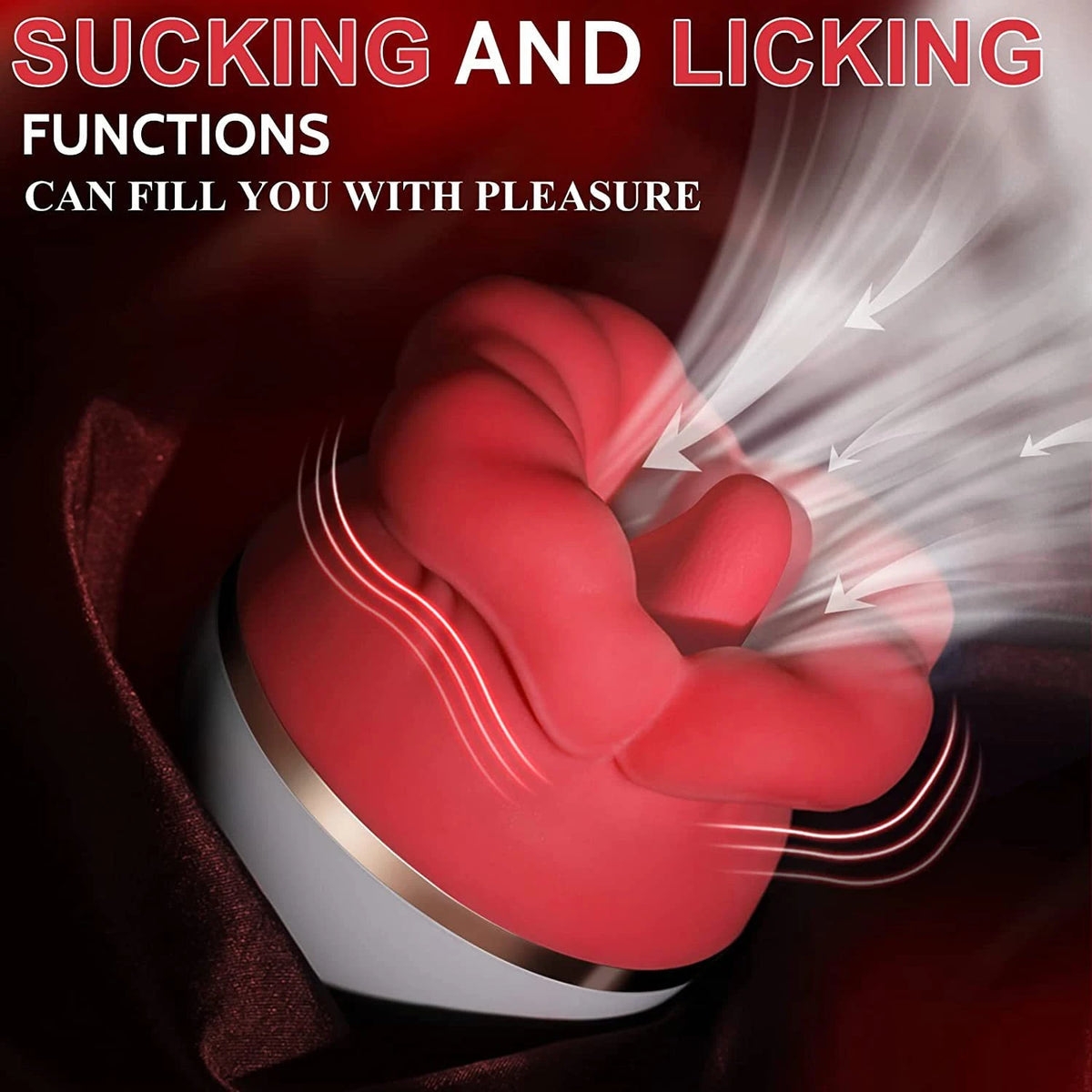 Clictorial Sucking Tongue Vibrator