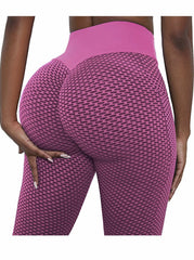 Rose Wet Butt Lifter Leggings